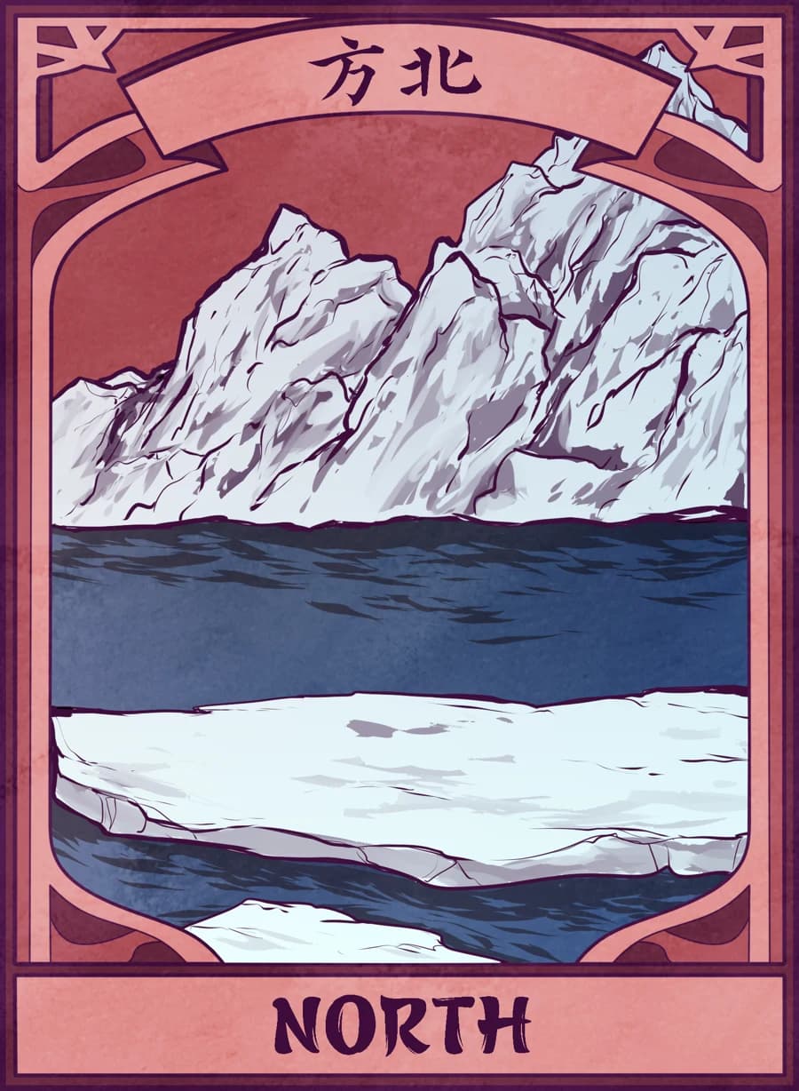 North, Mahjong Mirror card