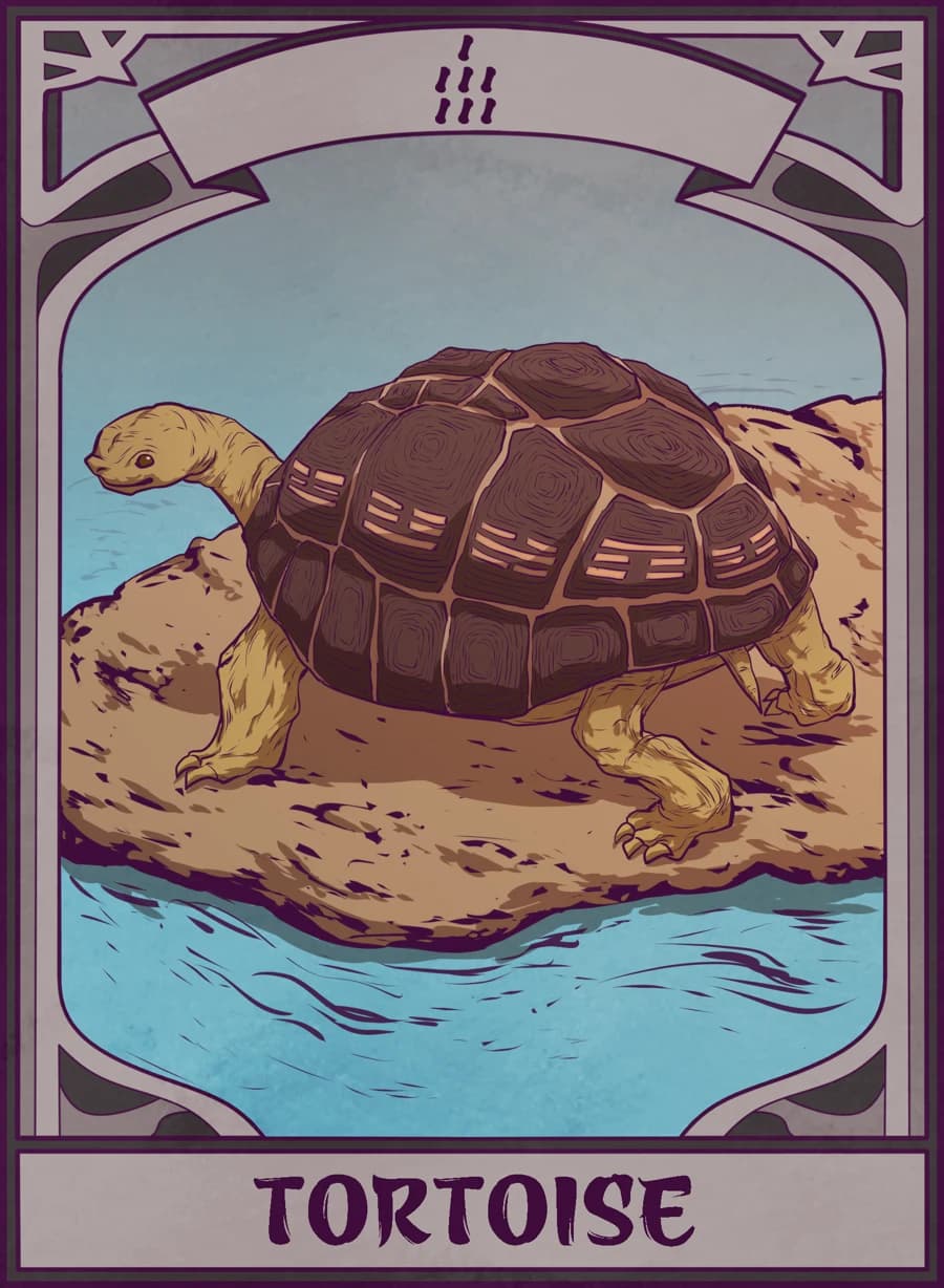 Tortoise, Mahjong Mirror card