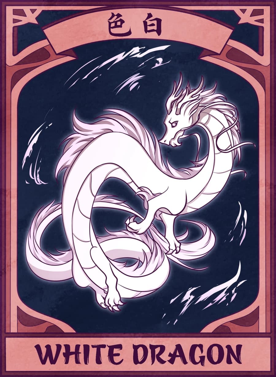 White Dragon, Mahjong Mirror card