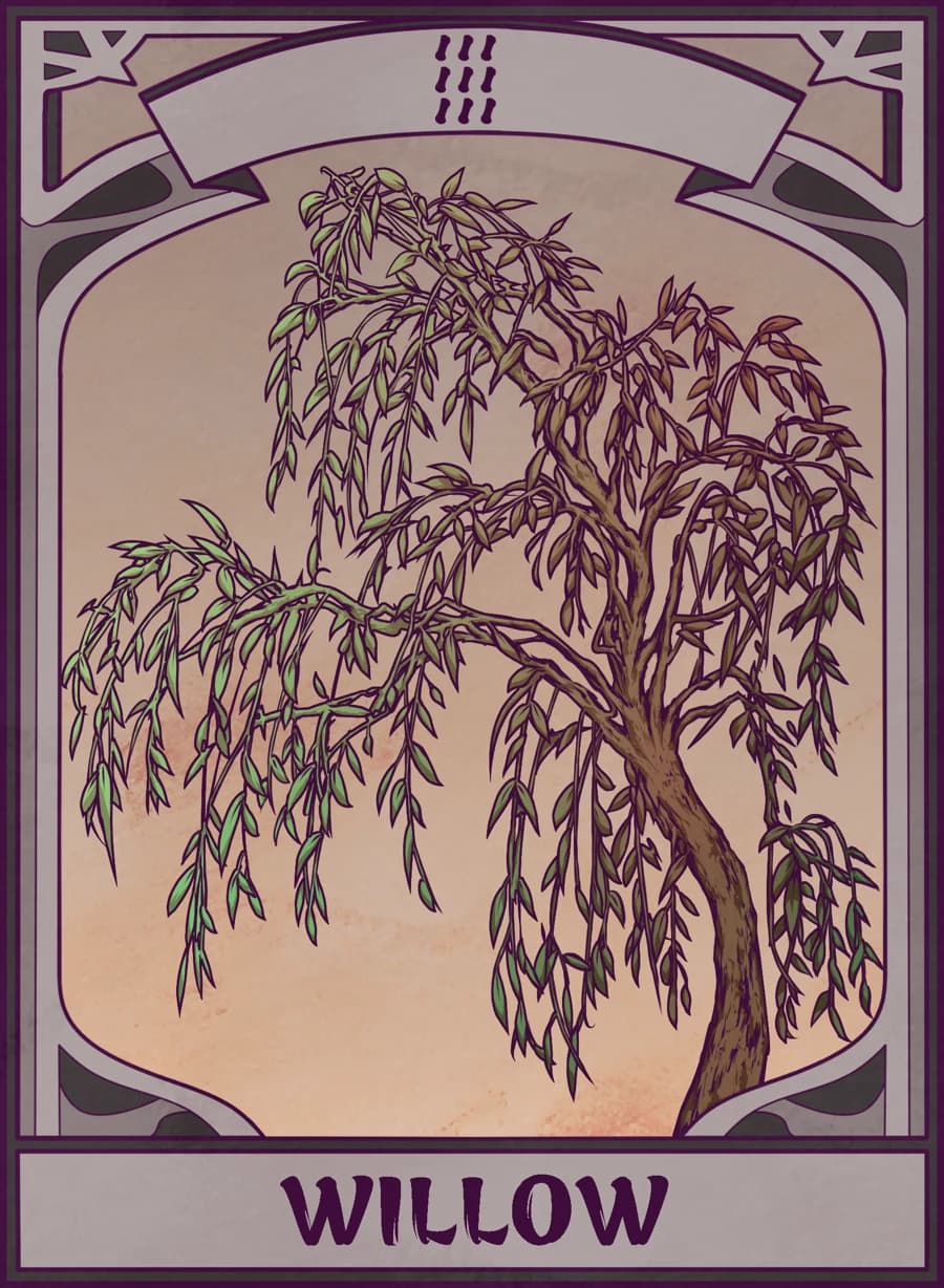 Willow, Mahjong Mirror card