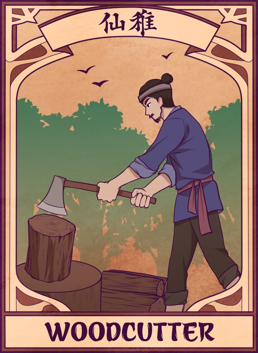 Woodcutter, Mahjong Mirror card