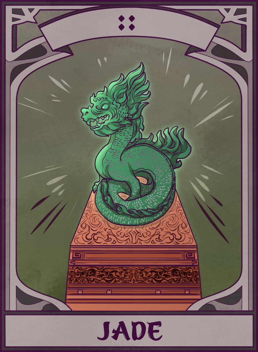 Jade — Mahjong Mirror card