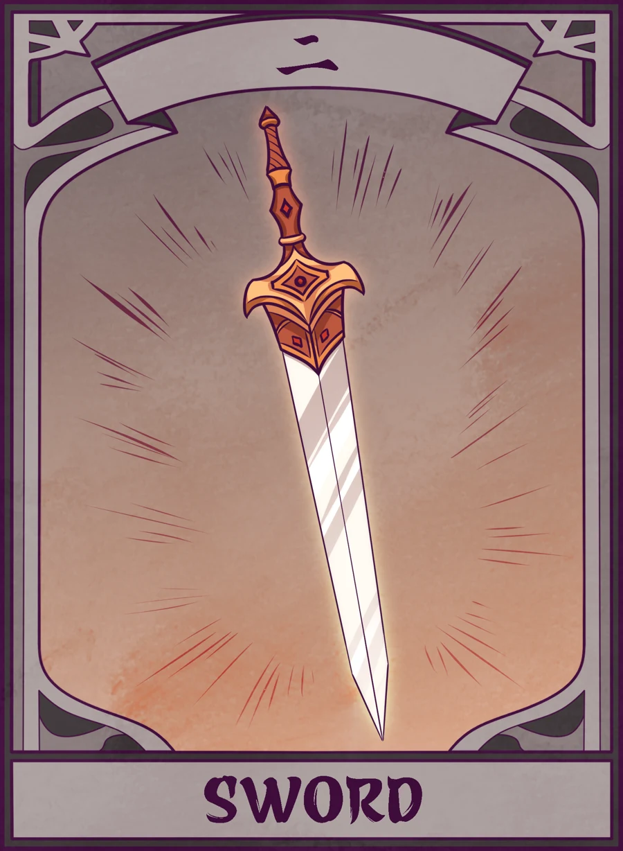 Sword — Mahjong Mirror card