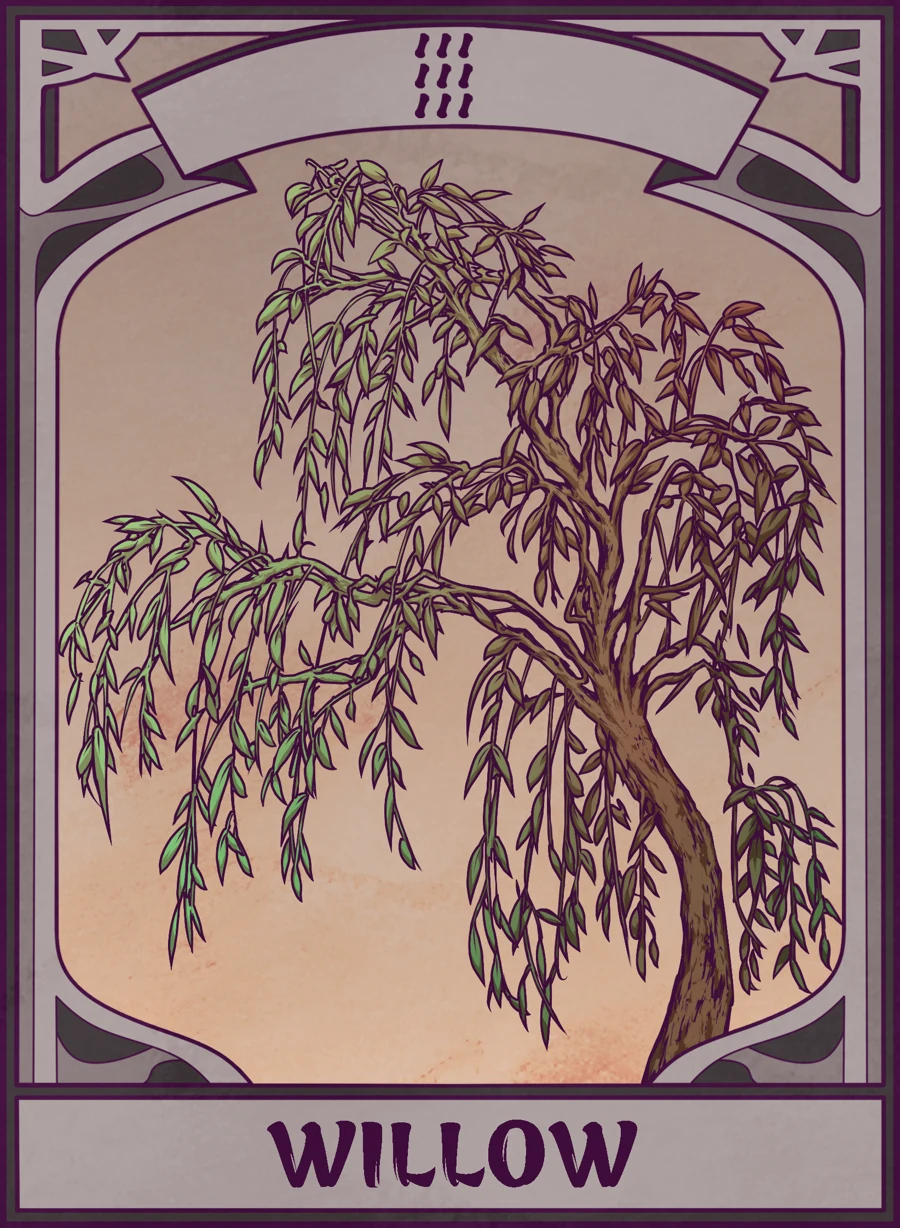 Willow — Mahjong Mirror card